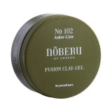 Noberu of Sweden Noberu Fusion Clay-Gel hajwax, Amber Lime - 80 ml