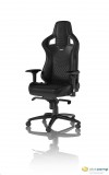 Noblechairs EPIC Gamer szék BŐR Fekete NBL-RL-BLA-001