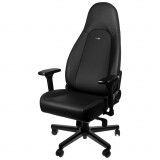 Noblechairs Icon Black Edition max. 150 kg, 4D kartámasz fekete gamer szék