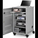 Nobo 1902339 multimédia állvány és gurulóállvány Szürke, Ezüst Laptop Gurulós multimédia állvány (1902339)