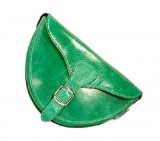 Női bőr váll-és övtáska (zöld)