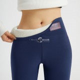 Női magas derekú polár bélésű leggings téli sportokhoz, fitneszhez és jógához