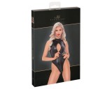 Noir - kígyóbőr mintás body (fekete)