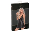 Noir - kígyóbőr mintás felsős miniruha (fekete)