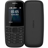 Nokia 105 2019 Dual Sim Black klasszikus telefon