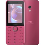 Nokia 225 4G (2024) mobiltelefon, Dual SIM, USB-C, magyar menü, kártyafüggetlen – pink