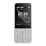 Nokia 230 (2024) mobiltelefon (Dual-SIM, fehér)