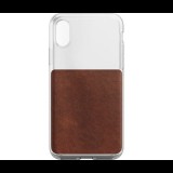 Nomad Clear iPhone X tok átlátszó-barna (NM218R0200) (NM218R0200)