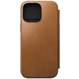 Nomad Leather Folio iPhone 16 Pro Max Brown NM01673385