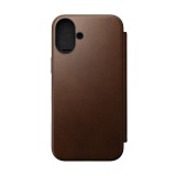 Nomad Modern Leather Folio iPhone 16 Plus Brown NM01681885