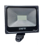 Noname 100W SMD LED mozgásérzékelős reflektor fényvető hideg fehér SLIM Szabadtéri spotlámpa IP66