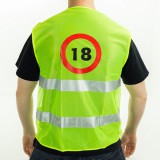 Noname 18.szülinapi - Tréfás UV Mellény