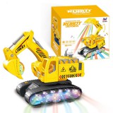 Noname 2 in 1 Engineering Excavator Átváltozó világítós zenélős önműködő markoló autó No.9804 - Gyerek j...