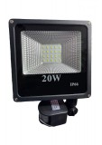 Noname 20W SMD LED mozgásérzékelős reflektor fényvető hideg fehér SLIM Szabadtéri spotlámpa IP66