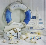 Noname 3 LEDes világító falikép mentőöv 40x40cm 00850