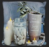 Noname 4LEDes világító díszpárna 38cm 7546 - LEDes Díszpárna