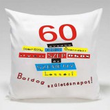 Noname 60 évedbe került - Tréfás párna