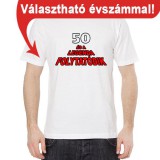 Noname A legenda folytatódik - választható évszámmal - Tréfás póló