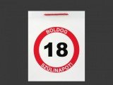 Noname Ajándéktasak Boldog 18. Szülinapot nagy 26x12,5x32cm 6129844