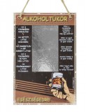 Noname Alkoholtükör vicces fatábla 15x21cm - Vegyes tréfás termékek