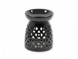 Noname Aromalámpa fekete áttört 12cm 144335