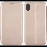 Noname Beline Tok Mágneses Könyvtok iPhone Xs Max Rózsaarany Tok (5751)