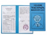 Noname Bizonyítvány Legjobb Nagypapa 10x18,5cm 04423