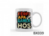 Noname Bögre BX039 Férfi Apa Gamer Hős 3dl - Tréfás Bögre