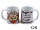 Noname Bögre Nagymama sosem fogy ki... 3dl C043 04364 - Ajándék bögre