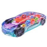 Noname Concept Racing Átlátszó világítós zenélős önműködő autó No.YJ388-48 - Gyerek játék