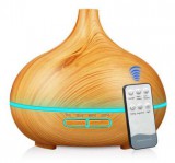 Noname Design Párologtató Aroma Diffúzor 7 színű LED fénnyel 400ml
