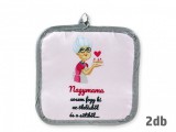 Noname Edényfogó Nagymama 2db 17,5cm 04012