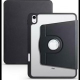 Noname Etui Smartbook TPU tok több funkciós állvánnyal Apple Ipad Air 11" (2024) készülékhez fekete (KAT07002)