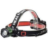 Noname Extra erős P90 LED Fejlámpa Akkumulátorral Zoom 4+2 mód USB - BL-T08B-P90