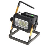 Noname Extra fényerejű 50W Hordozható 30+6 fehér / színes Led reflektor akkumulátoros munkalámpa - W807 ...