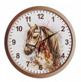 Noname Falióra kerek ló barna 28cm 03213 - Óra, falióra