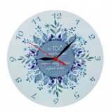 Noname Falióra kerek virágos 28cm 02579 - Óra, falióra