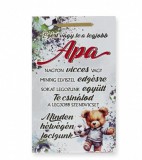 Noname Fatábla Ezért vagy te a legjobb Apa... 16x26cm - Falikép