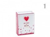 Noname Fényképalbum szíves 100db 10x15cm-es képhez MM46100 HEART 3féle