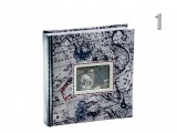 Noname Fényképalbum textil borítóval ablakos 200db 15x10cm-es képhez Travel4 KD46200 2féle - Fényképalbu...
