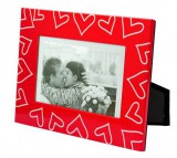 Noname Fényképtartó szíves piros 15x10cm-es képhez AFAS0266 - Fényképtartó