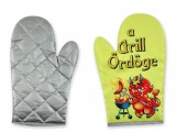 Noname Főzőkesztyű A Grill ördöge 17x26cm 04029 - Tréfás Edényfogó kesztyű