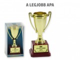 Noname Győztes kupa Legjobb Apa 14cm 03838