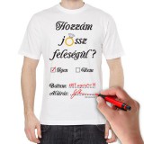 Noname Hozzám jössz feleségül? - Tréfás póló