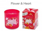 Noname Illatgyertya pohárban 150g 9cm Flower and Heart