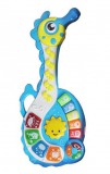 Noname Játék Csikóhal formájú nyomógombos gitárjáték 35cm  - Gyerek játék