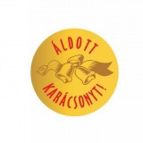 Noname Karácsonyi körcímke 20 db/cs Áldott karácsonyt