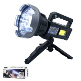 Noname Keresőlámpa Extra erős LED Elemlámpa Akkumulátorral tripod állvánnyal 300M - COBA-CB-T200