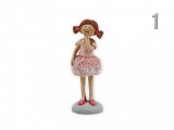 Noname Kislány figura rózsaszín 11,5cm 02560 2féle