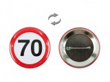 Noname Kitűző sebességkorlátozó tábla - 70-es 5,5cm MK30465